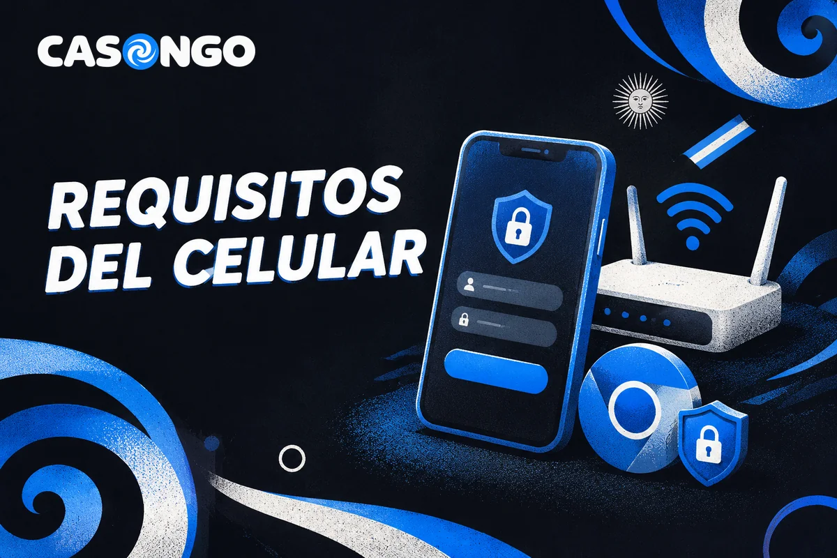 Celular, conexión y protección para acceder a una cuenta