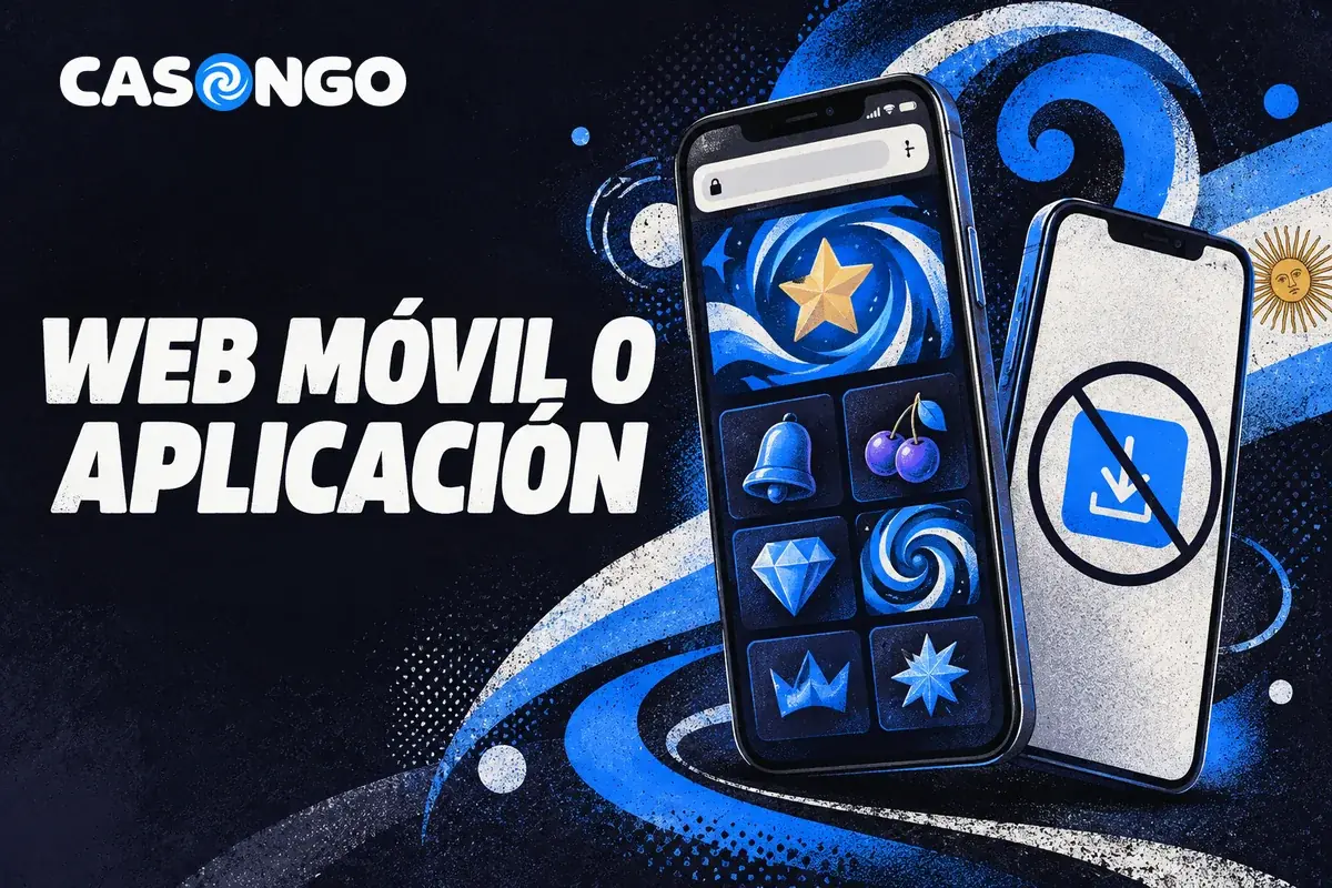 Comparación visual entre navegador móvil e instalación de app
