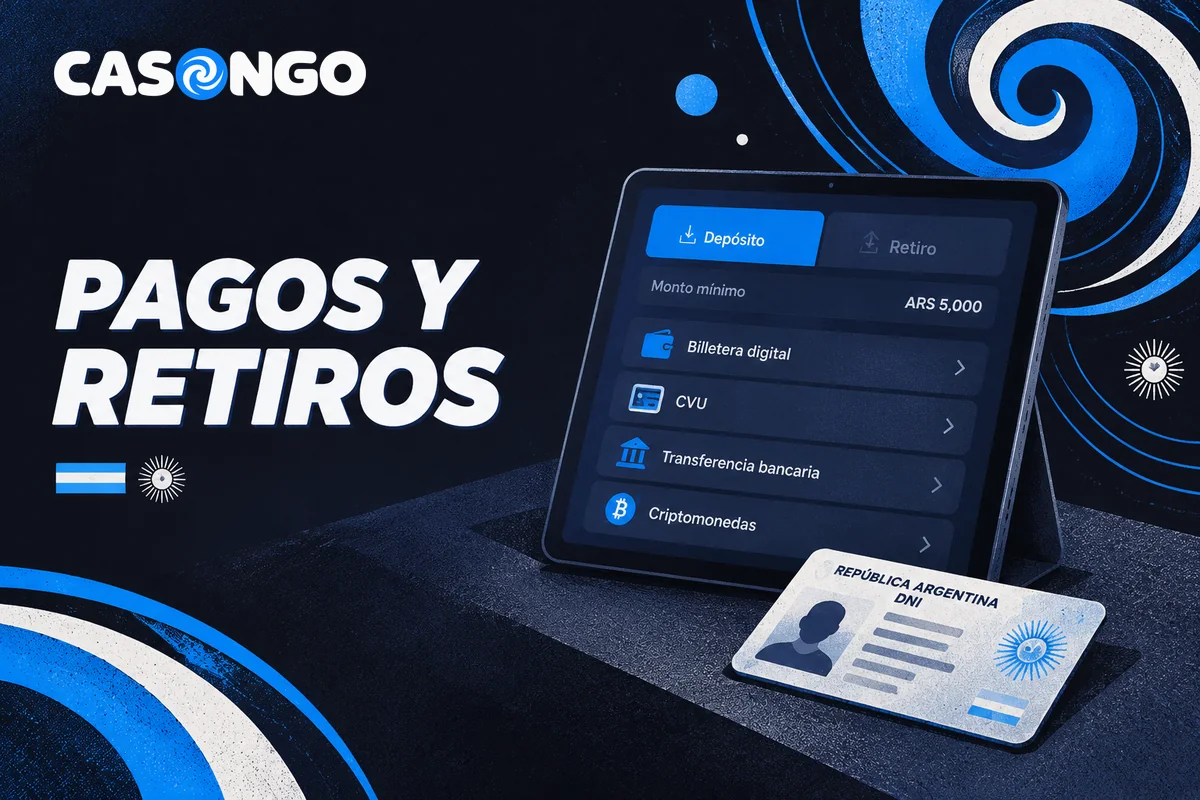 Tablet con métodos de pago y tarjeta de identificación ficticia.