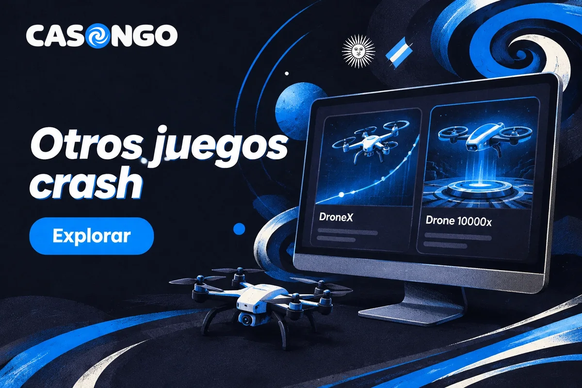 Monitor con dos juegos crash y una maqueta de dron.