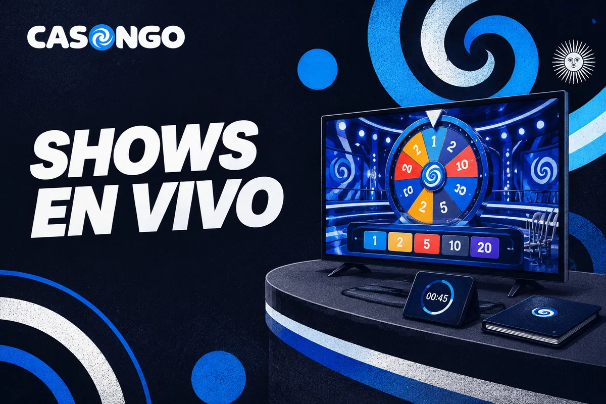 Pantalla con show en vivo y rueda de premios.