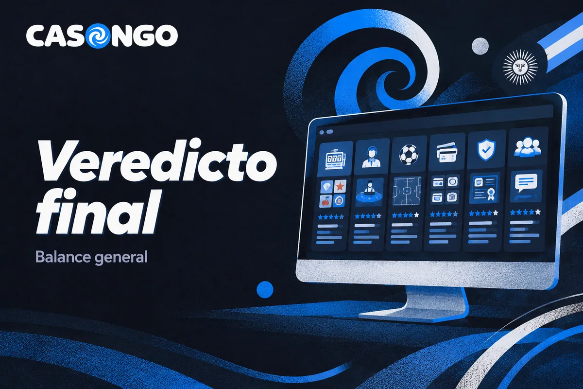 Pantalla con balance de juegos, pagos y opiniones