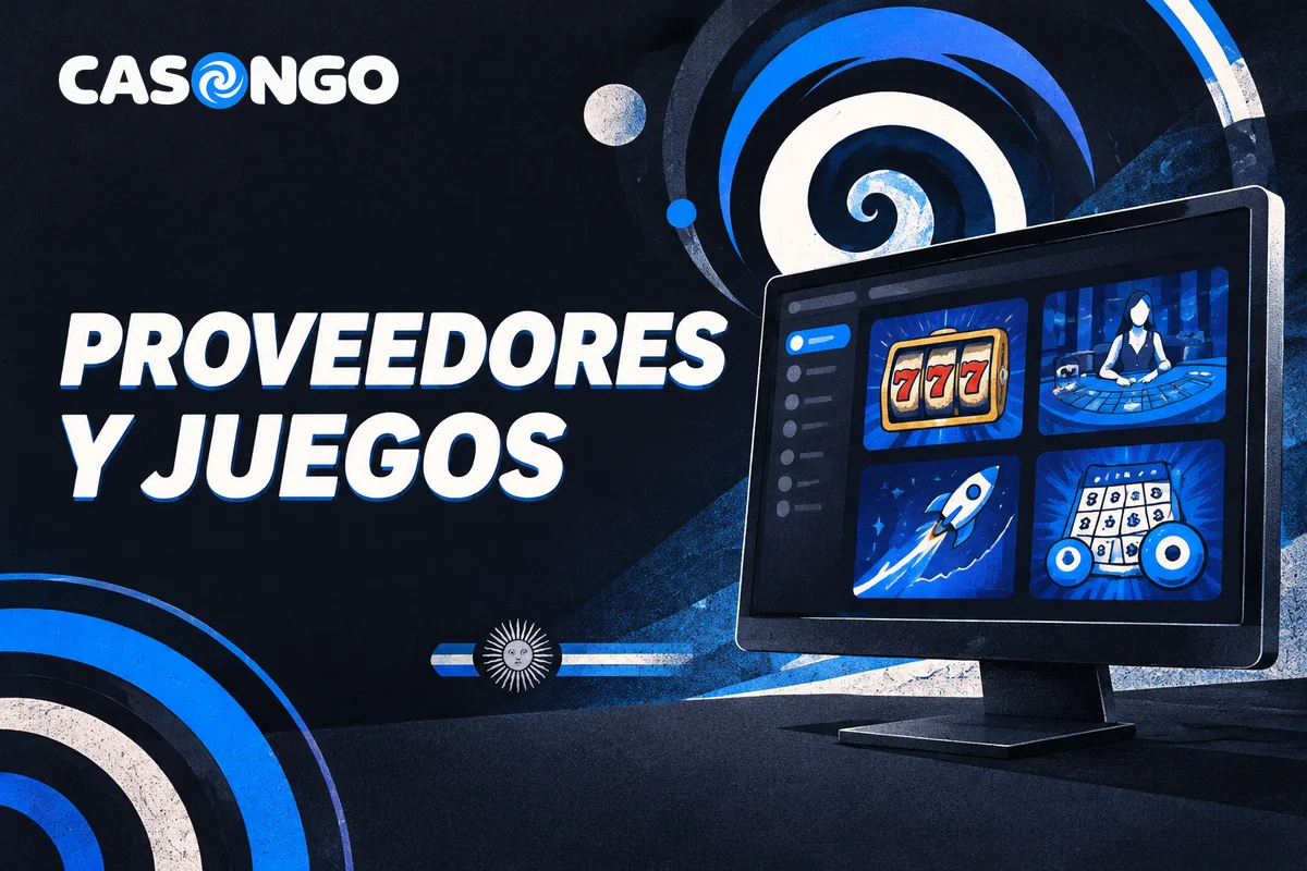 Catálogo de juegos con tragamonedas, mesas y bingo