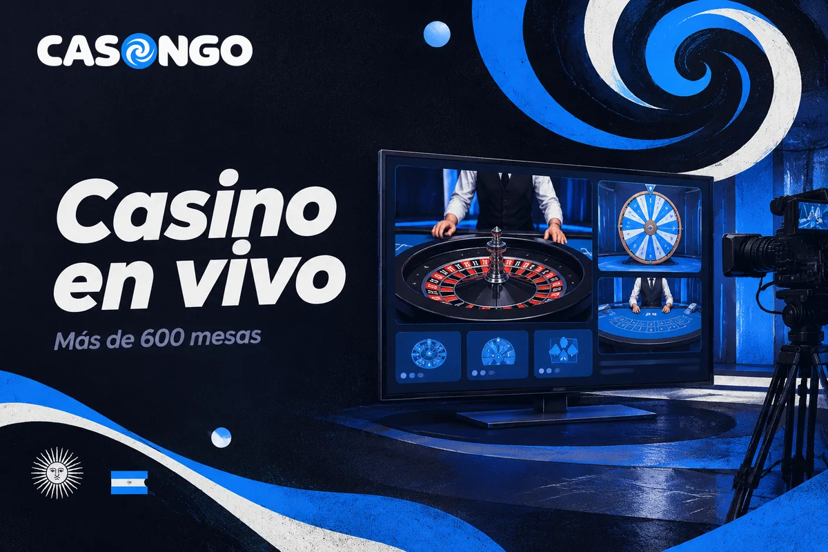 Televisor con ruleta en vivo y cámara de estudio