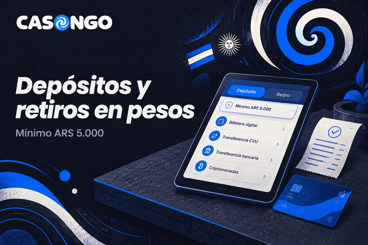 Tablet con depósitos, retiros en pesos y comprobante de transferencia