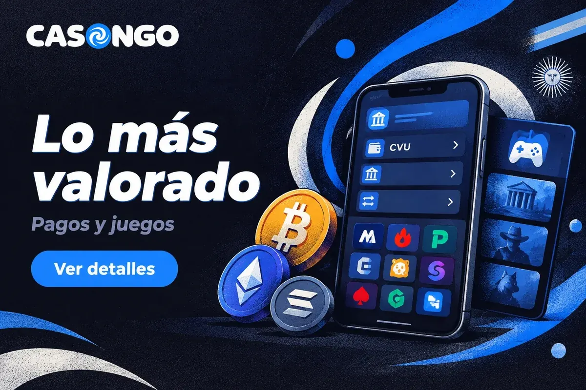 Teléfono con métodos de pago y catálogo de juegos