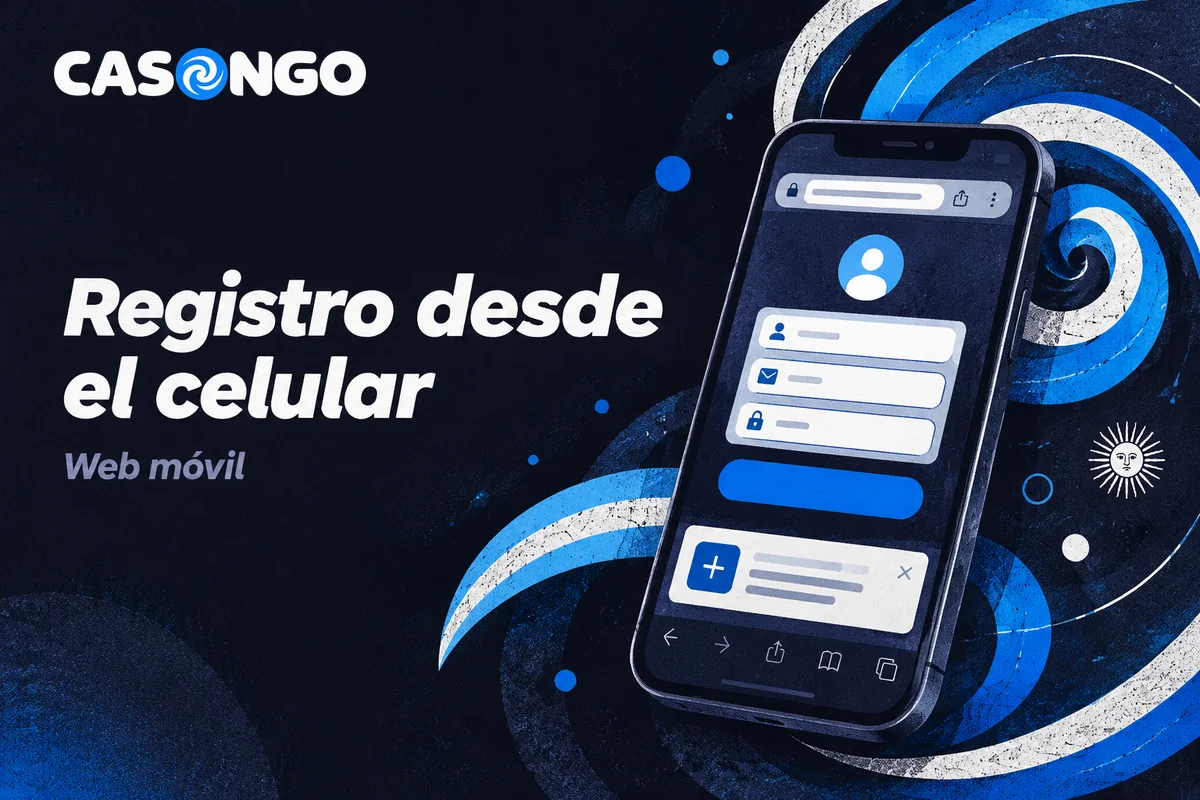 Celular con registro web móvil y acceso directo PWA